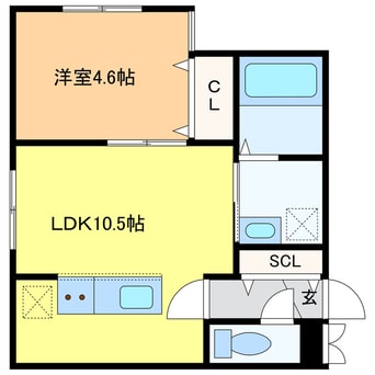 間取図 フェーラシュヴァル千歳