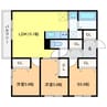 WELL BRIGHT朝日 RESIDENCE 3LDKの間取り