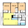 WELL BRIGHT朝日 RESIDENCE 3LDKの間取り