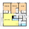 WELL BRIGHT朝日 RESIDENCE 3LDKの間取り