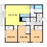 WELL BRIGHT朝日 RESIDENCE 3LDKの間取り