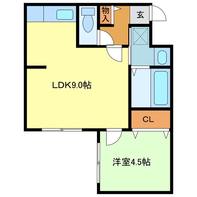 間取り図 ASTAGE末広
