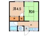 ハイツ会沢 2Kの間取り