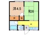 ハイツ会沢 2Kの間取り