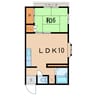 サンハイツ（末広町） 1LDKの間取り