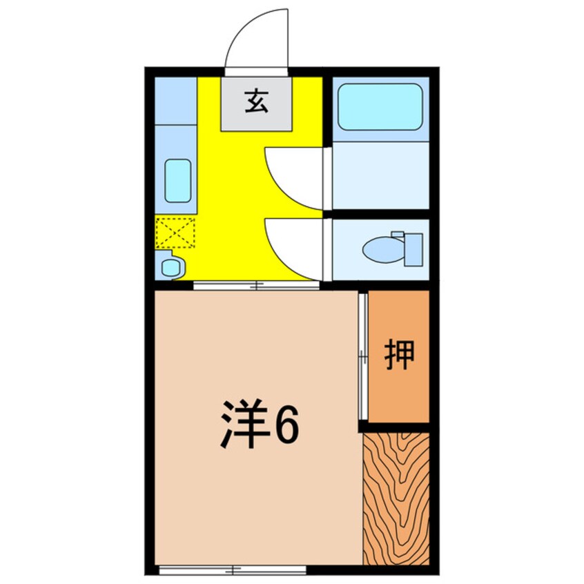 間取図 アルパンコーポＡ棟