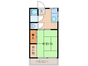 間取図 アルパンコーポＡ棟