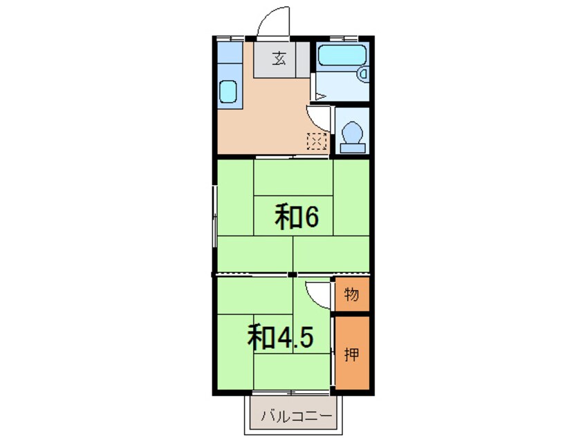 間取図 旭ハイツ