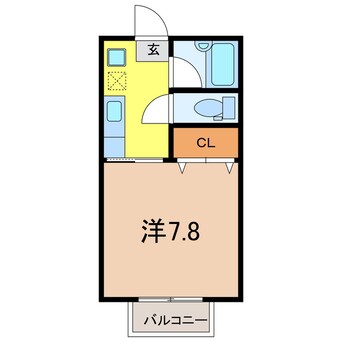 間取図 メゾンパルサー