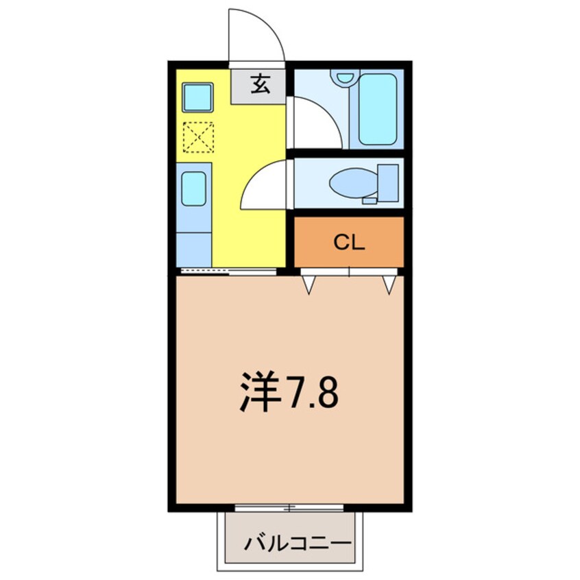 間取図 メゾンパルサー