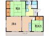 サンリッチ新橋 3DKの間取り