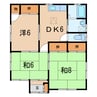 さとう住宅（2） 3DKの間取り