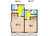 プラドール新栄 1Kの間取り