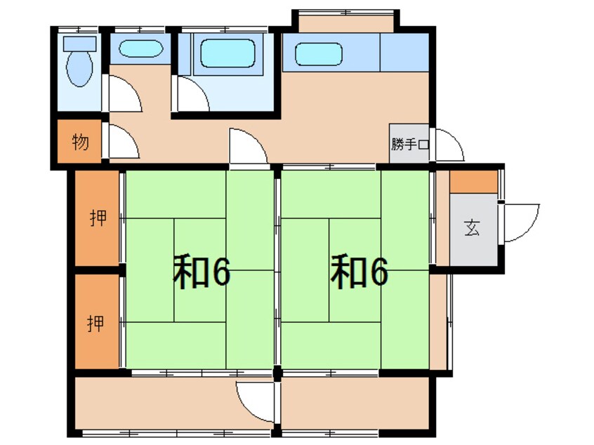 間取図 上河戸住宅