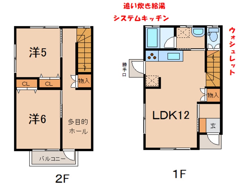 間取図 アヴェニール二番館