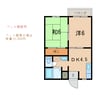 シャロームⅠ 2DKの間取り