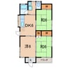 みよしハウス 3DKの間取り