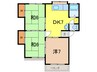 アネックス早川A 3DKの間取り