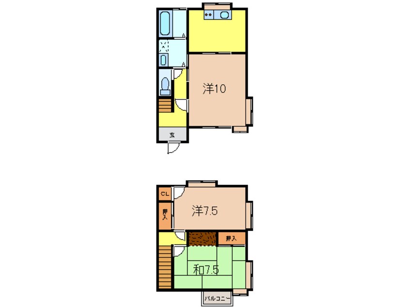 間取図 アネックス早川A