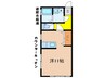 コーポ山下２号館 1Rの間取り