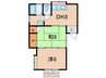 アネックス早川B 2DKの間取り