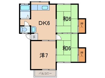 間取図 アネックス早川B