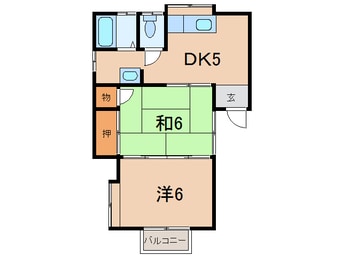 間取図 アネックス早川B