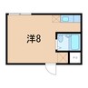 あすとpark元倉 1Rの間取り