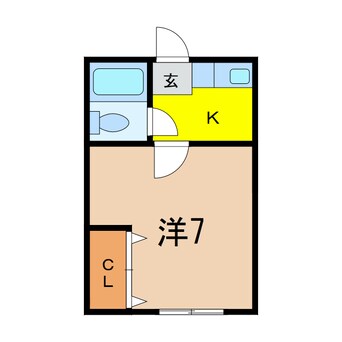 間取図 コーポハーモニー