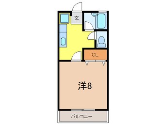 間取図 コーポ山喜