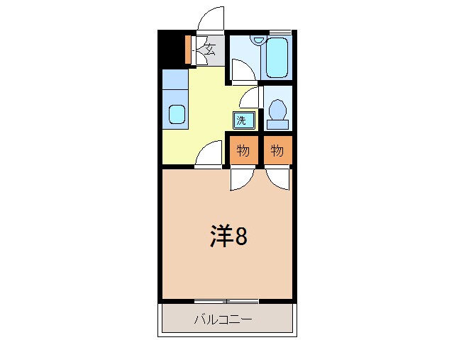 間取り図 コーポ山喜