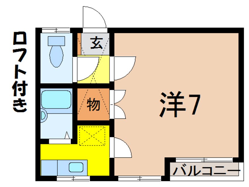 間取図 バルビゾン壱番館