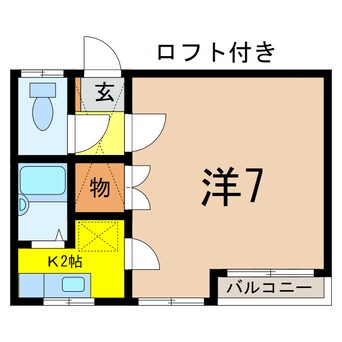 間取図 バルビゾン壱番館