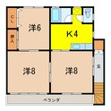 浦屋敷住宅の間取図