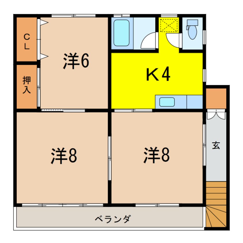 間取図 浦屋敷住宅