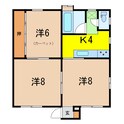 浦屋敷住宅の間取図