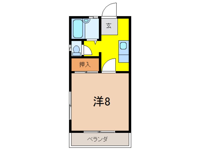 間取図 プラドール中里