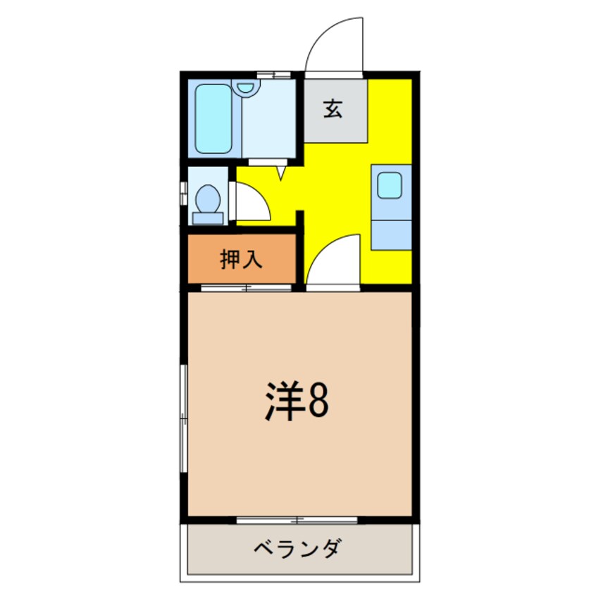 間取図 プラドール中里