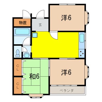 間取図 ウッディハイツ