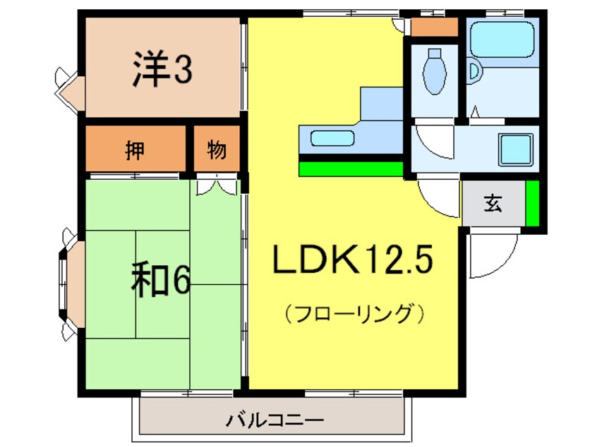 間取図 K.コート