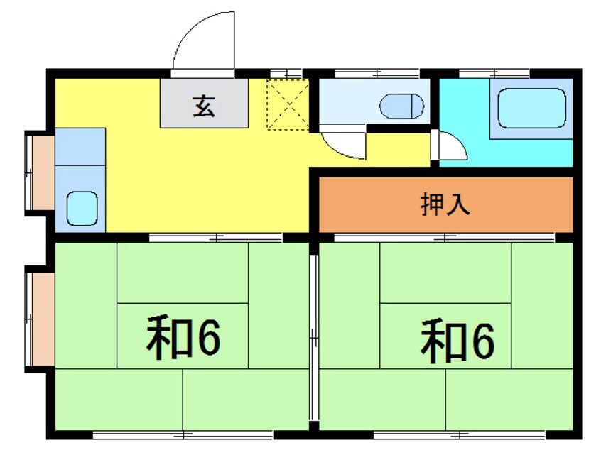 間取図 コーポ伊藤