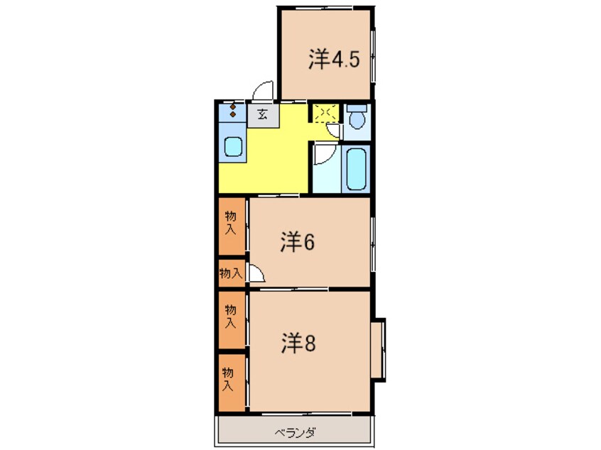 間取図 レジデンス石巻