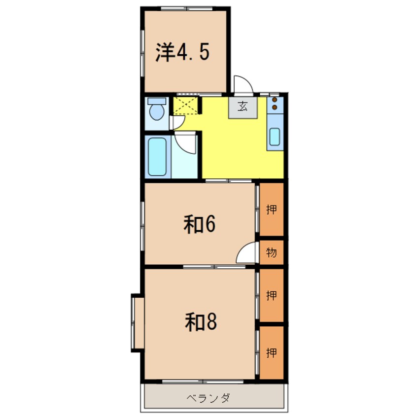 間取図 レジデンス石巻