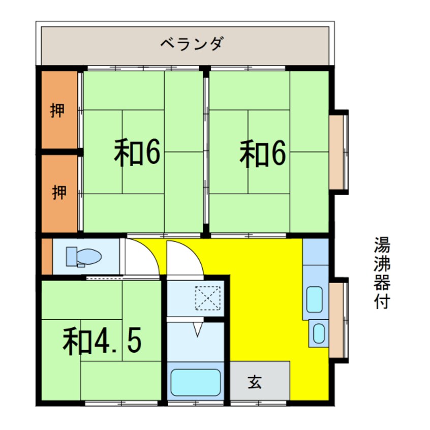 間取図 阿部アパート