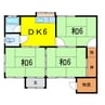 近江住宅 3DKの間取り
