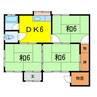 近江住宅 3DKの間取り