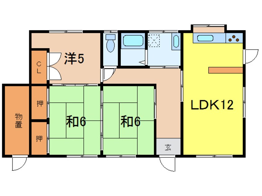 間取図 工藤貸家