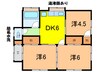 吉田住宅 2-52 3DKの間取り