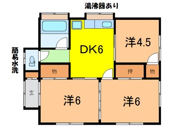 間取図 吉田住宅 2-52