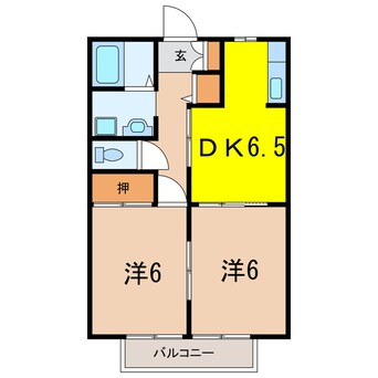 間取図 アズールS